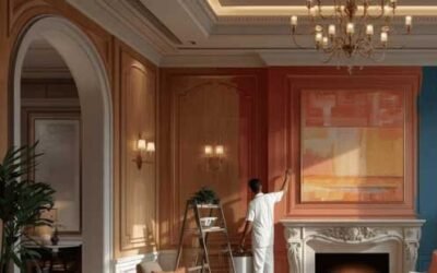 أعمال الدهانات الداخلية والخارجية